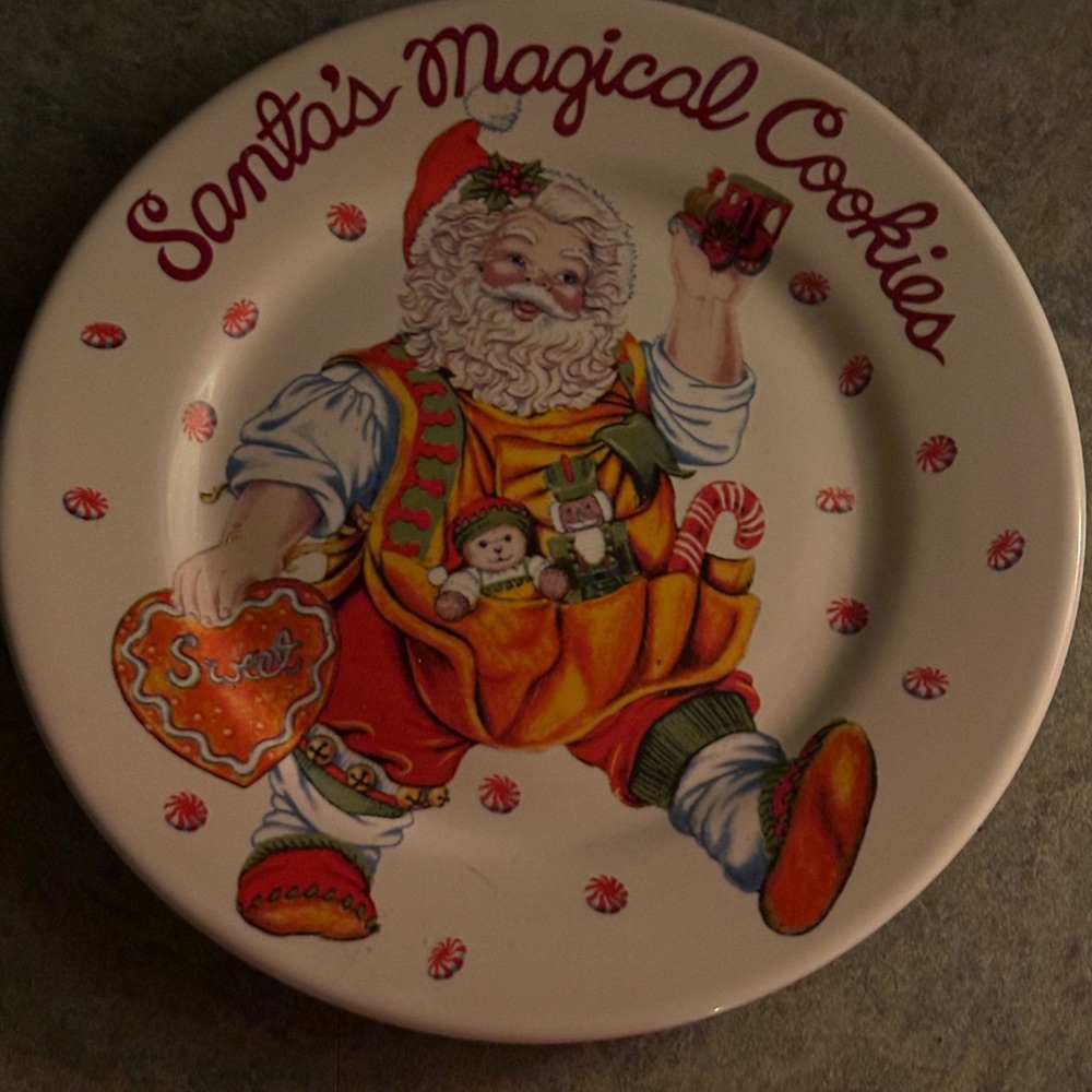 Santa's Magical Cookies Plate